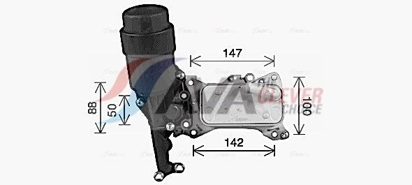 Купити MS3741H AVA Радіатор масляний